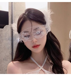 FEE ET MOI - French Elegant Sheer Lace Eye Mask (White)